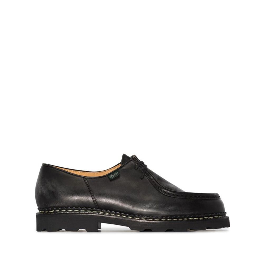 Paraboot Black Derby Shoes Men
